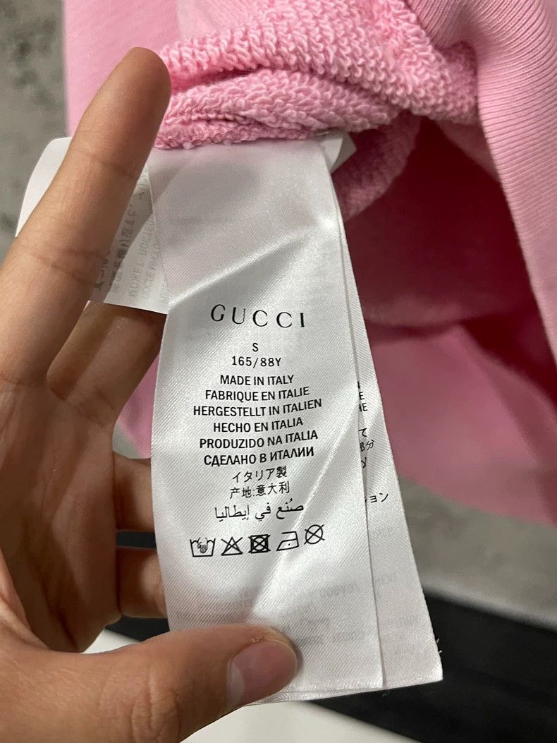 Gucci Gucci Baby Deer Pink Sweatshirt Size US S / EU 44-46 / 1 - 8 Thumbnail