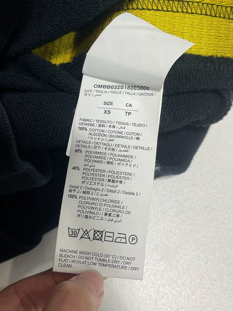 Balenciaga OFF Hooded Sweatshirt in Dark Color Size US XS / EU 42 / 0 - 7 Thumbnail