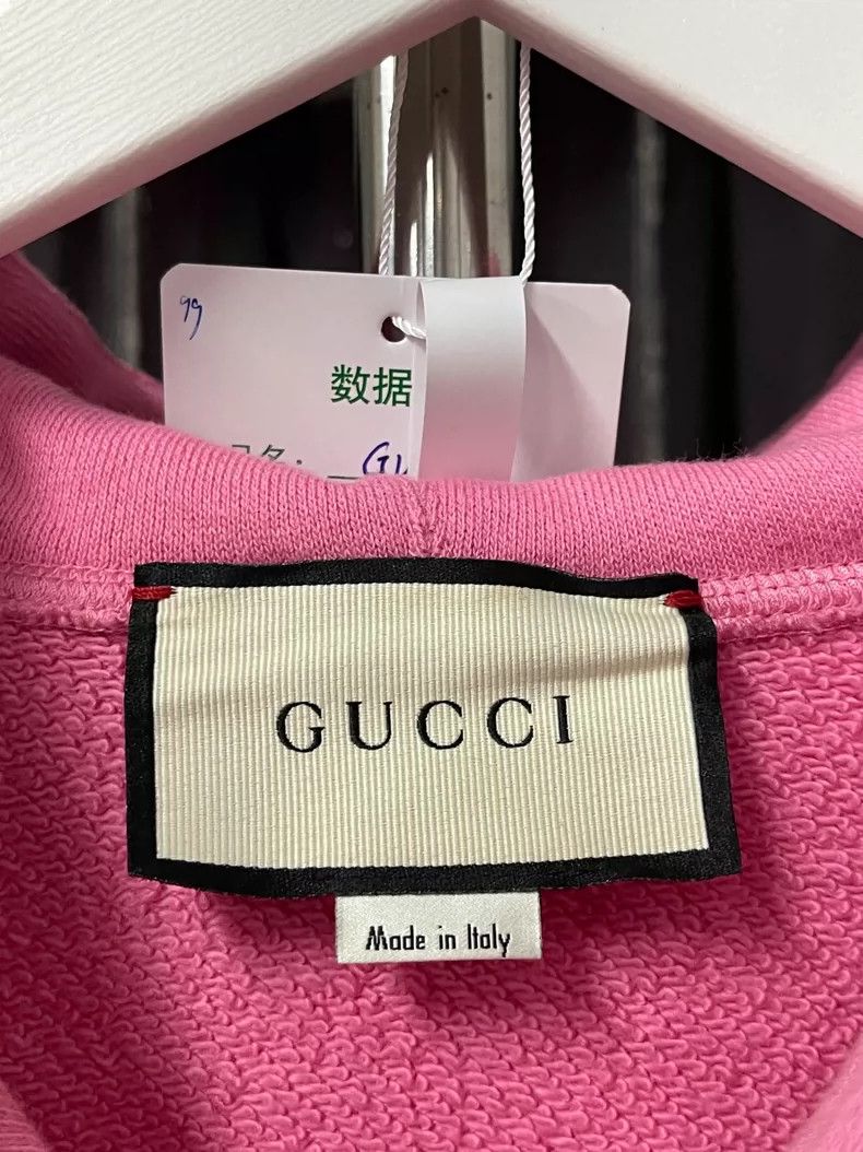 Gucci Gucci Pink Hoodie with Apple Design Size US S / EU 44-46 / 1 - 6 Thumbnail