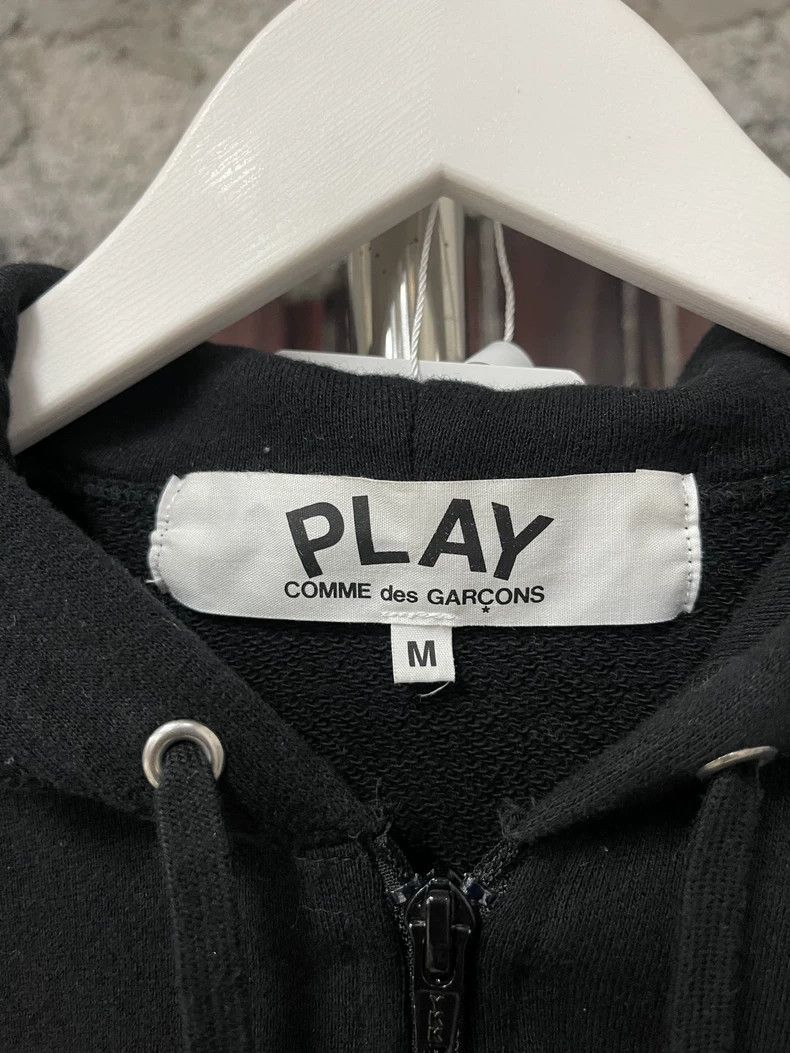 Comme des Garcons PLAY Play CDG Zip Hoodie with Red Heart Size US M / EU 48-50 / 2 - 6 Thumbnail
