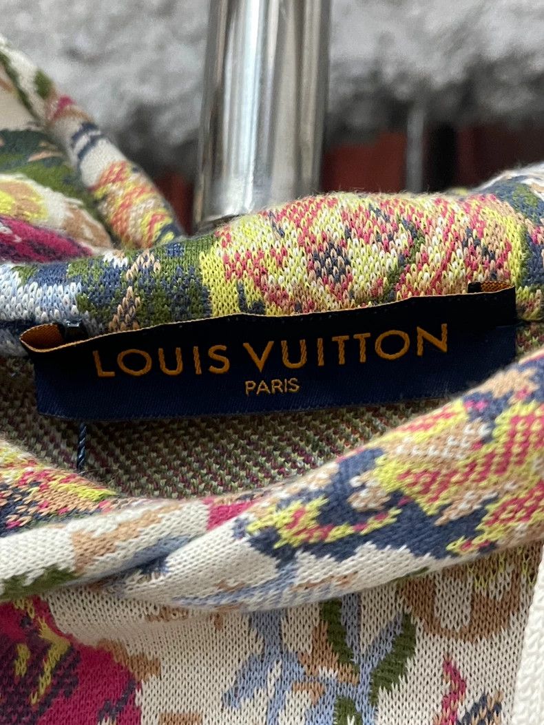 Louis Vuitton Louis Vuitton Floral Hoodie Sweatshirt Size US L / EU 52-54 / 3 - 6 Thumbnail