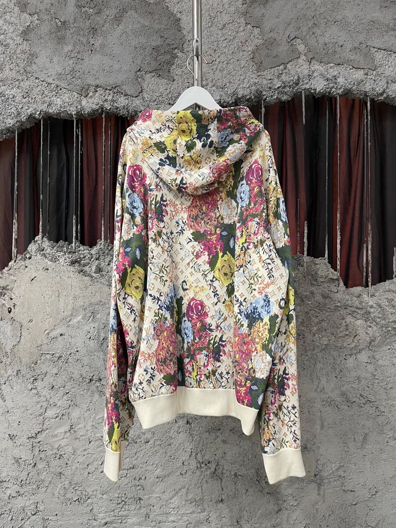 Louis Vuitton Louis Vuitton Floral Hoodie Sweatshirt Size US L / EU 52-54 / 3 - 2 Thumbnail