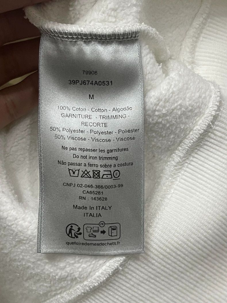 Dior Dior White Sweatshirt Size Medium Brand New Size US M / EU 48-50 / 2 - 7 Thumbnail