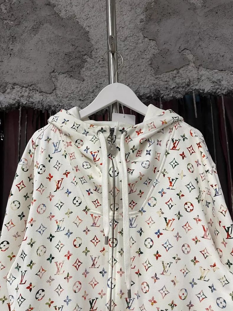Louis Vuitton Louis Vuitton Patterned Zip Hoodie Jacket Size US S / EU 44-46 / 1 - 3 Thumbnail