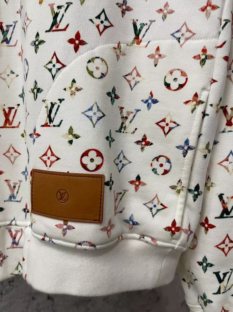 Louis Vuitton Louis Vuitton Patterned Zip Hoodie Jacket Size US S / EU 44-46 / 1 - 5 Thumbnail