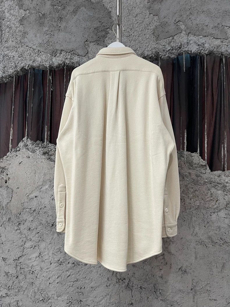 Miu Miu Miu Miu Long Sleeve Shirt in Beige Size US S / EU 44-46 / 1 - 2 Thumbnail