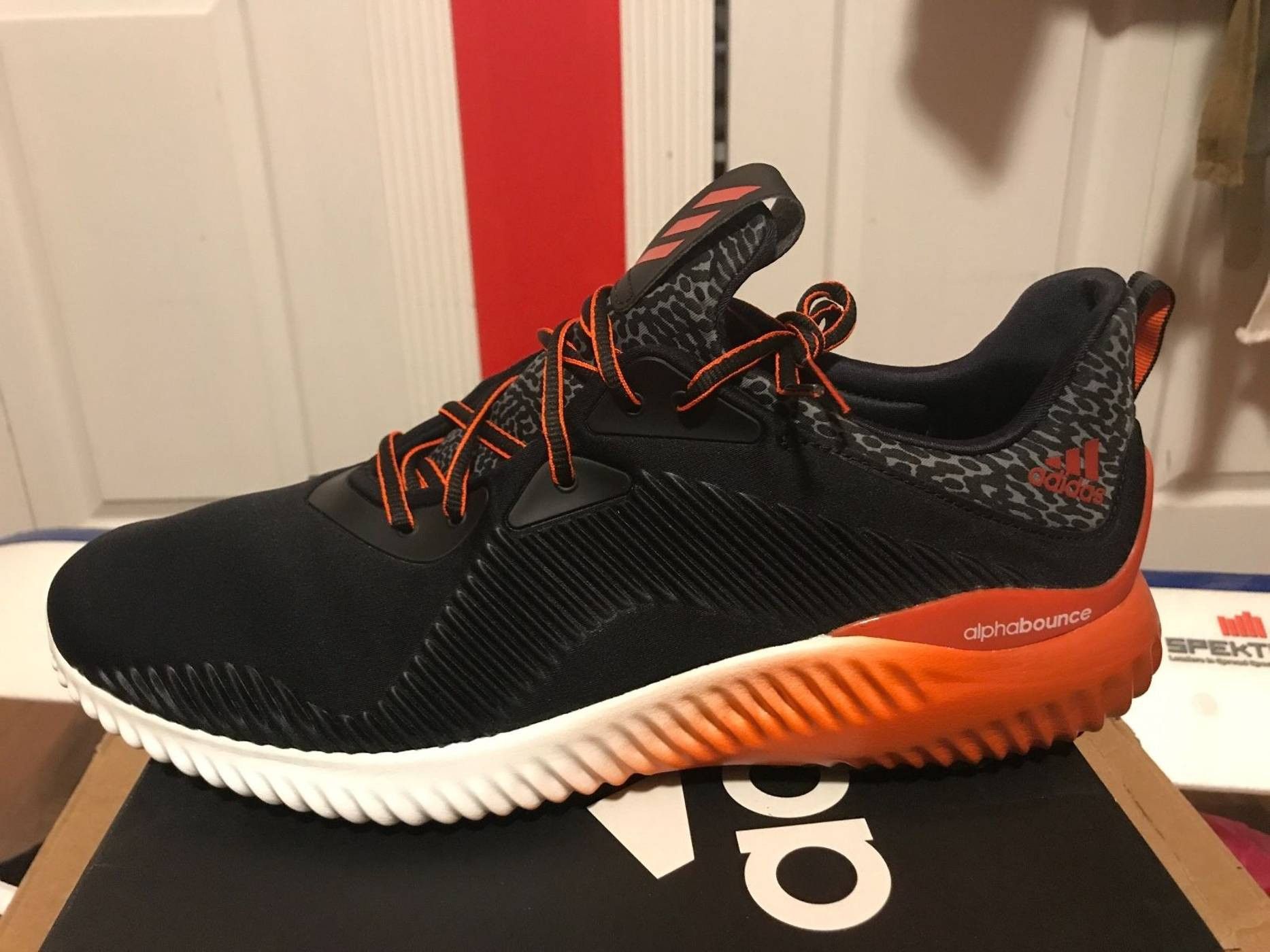 Adidas University of Miami Adidas NCAA Bowl Alphabounce Team PE Size US 10.5 / EU 43-44 - 1 Thumbnail