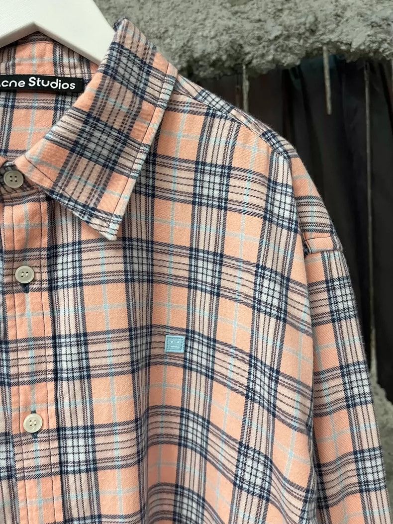 Acne Studios Acne Studios Check Long Sleeve Shirt Size US L / EU 52-54 / 3 - 5 Thumbnail