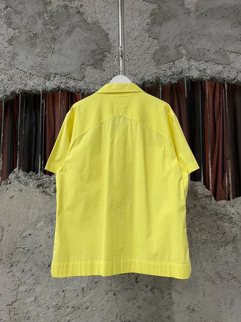 Bottega Veneta Bottega Veneta Yellow Short Sleeve Shirt Size US M / EU 48-50 / 2 - 2 Thumbnail