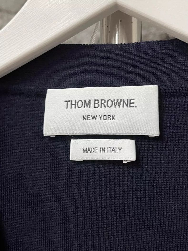Thom Browne Thom Browne Wool Cardigan Sweater for Men Size US XXS / EU 40 - 7 Thumbnail