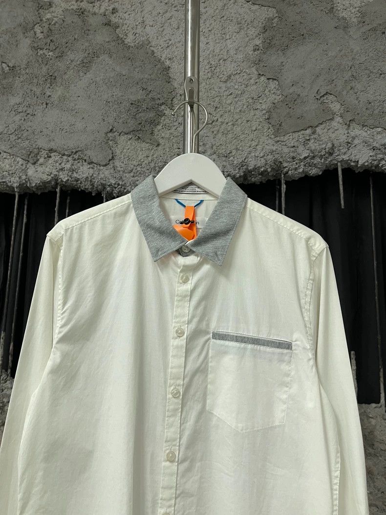 Calvin Klein 205W39NYC Calvin Klein Long Sleeve White Shirt Size US S / EU 44-46 / 1 - 3 Thumbnail
