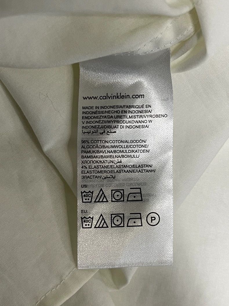 Calvin Klein 205W39NYC Calvin Klein Long Sleeve White Shirt Size US S / EU 44-46 / 1 - 6 Thumbnail