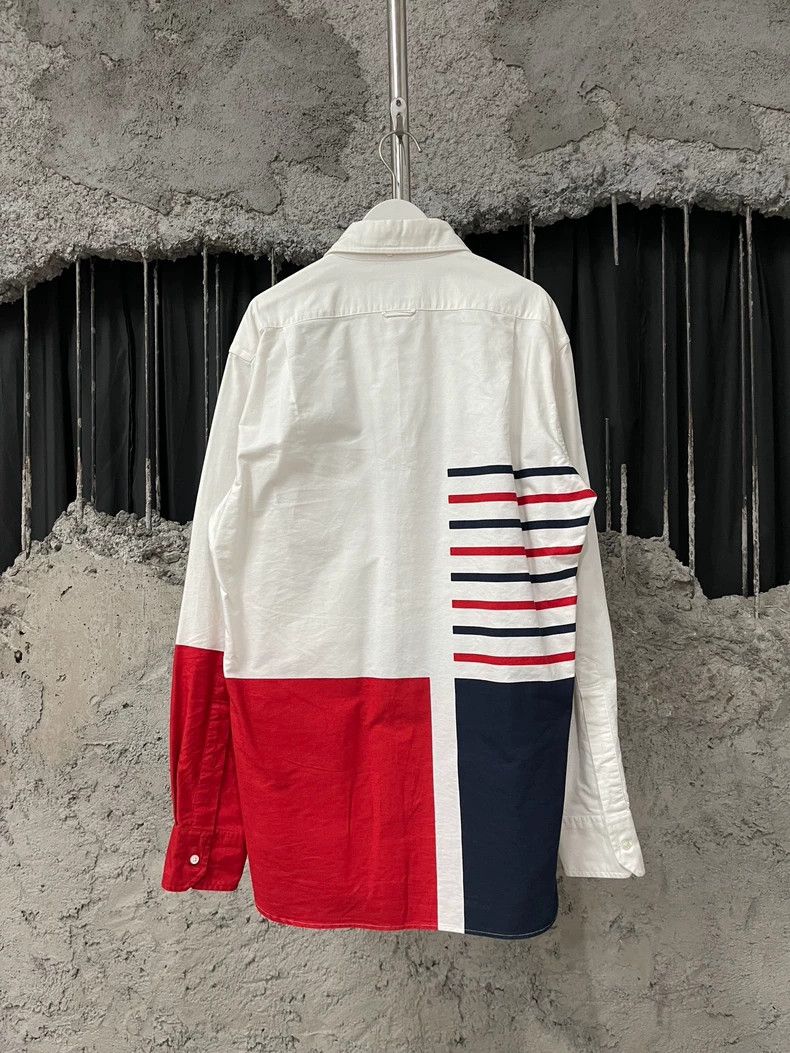Thom Browne Thom Browne Striped Long Sleeve Shirt Size US M / EU 48-50 / 2 - 2 Thumbnail