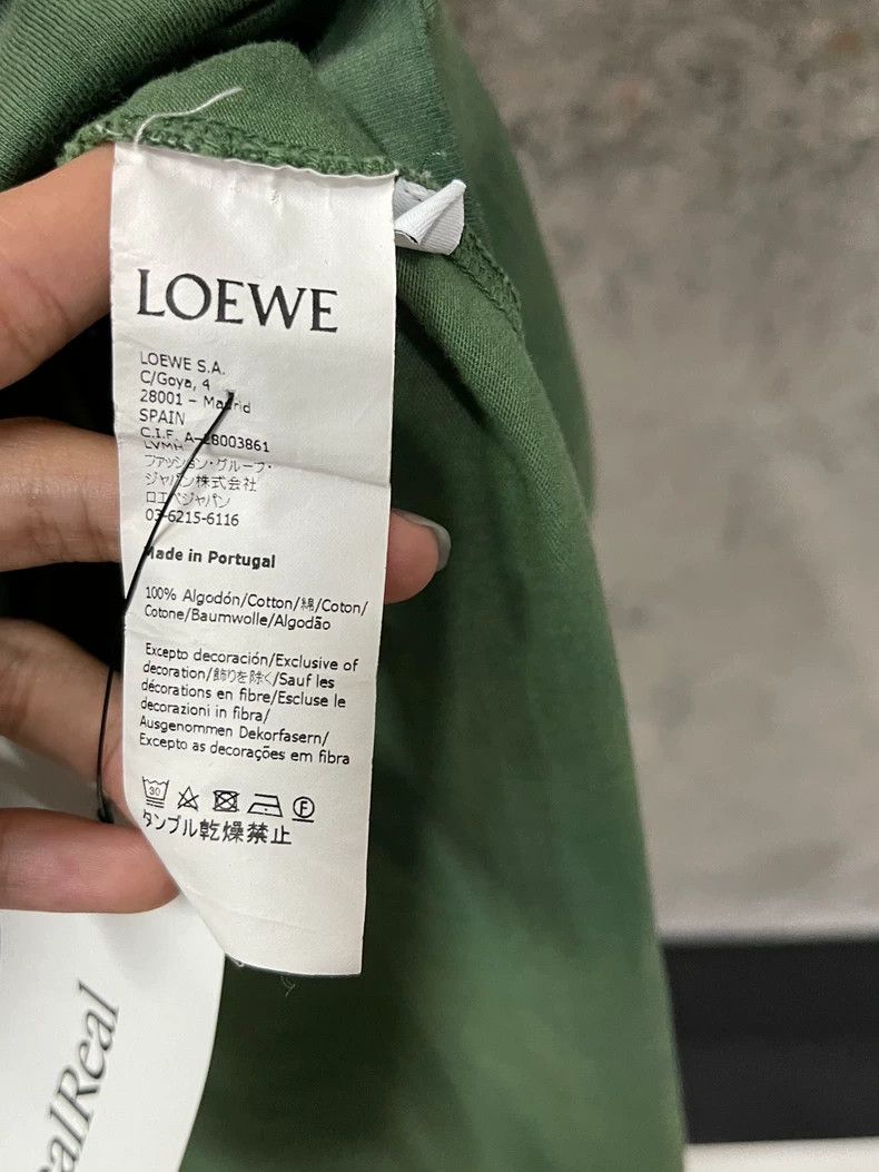 Loewe Green Tie-Dye Short Sleeve T-Shirt Size US L / EU 52-54 / 3 - 6 Thumbnail