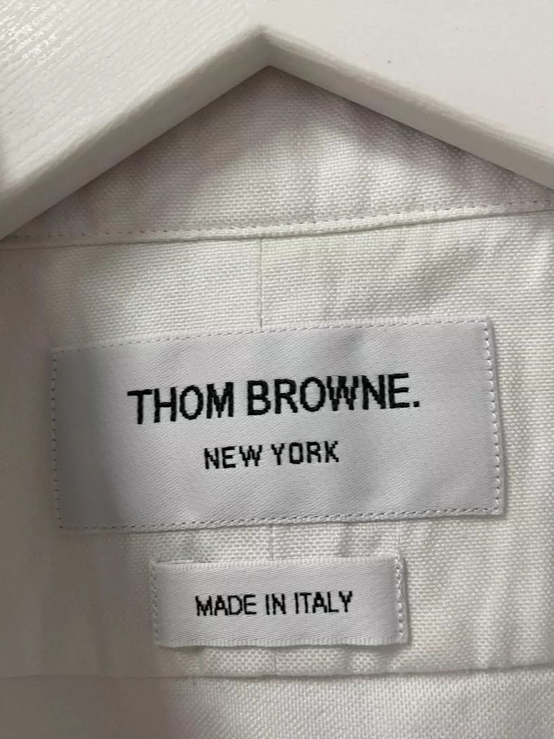 Thom Browne Thom Browne Zip Shirt with Stripes Size US S / EU 44-46 / 1 - 7 Thumbnail