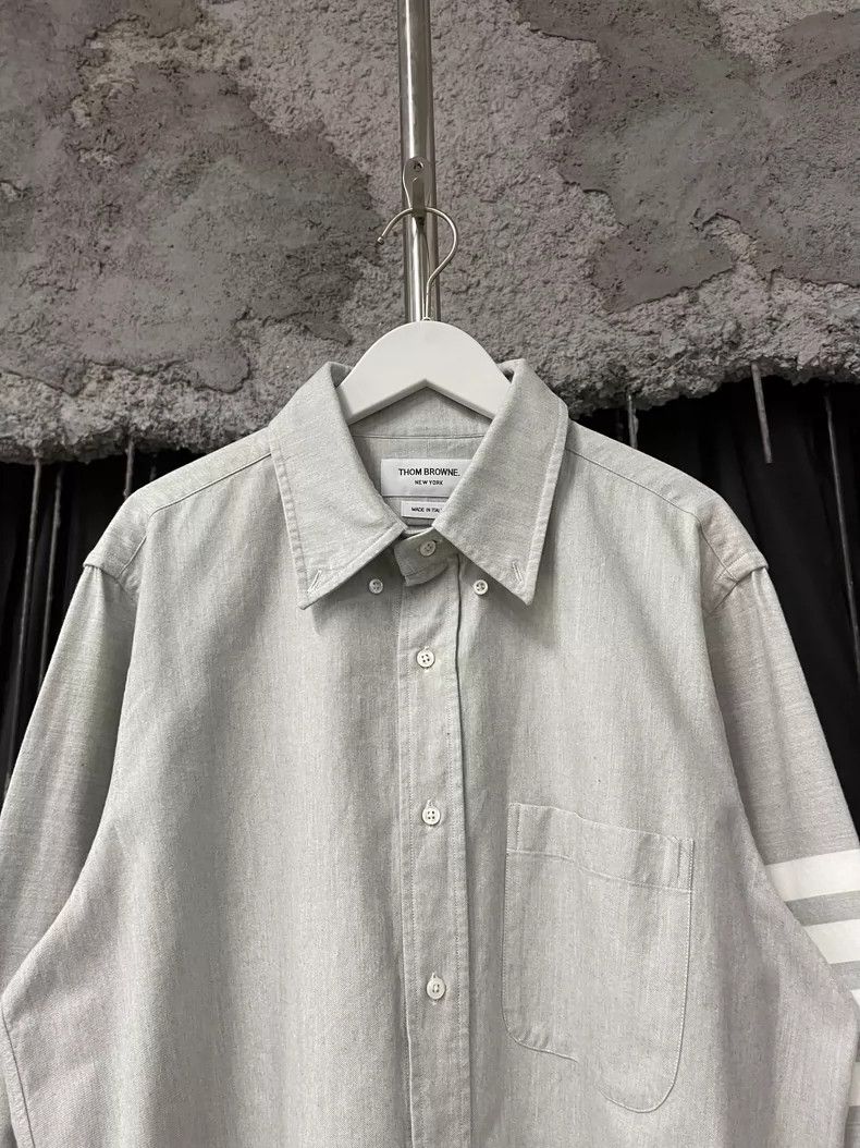 Thom Browne Thom Browne Long Sleeve Button-Up Shirt Size US M / EU 48-50 / 2 - 3 Thumbnail