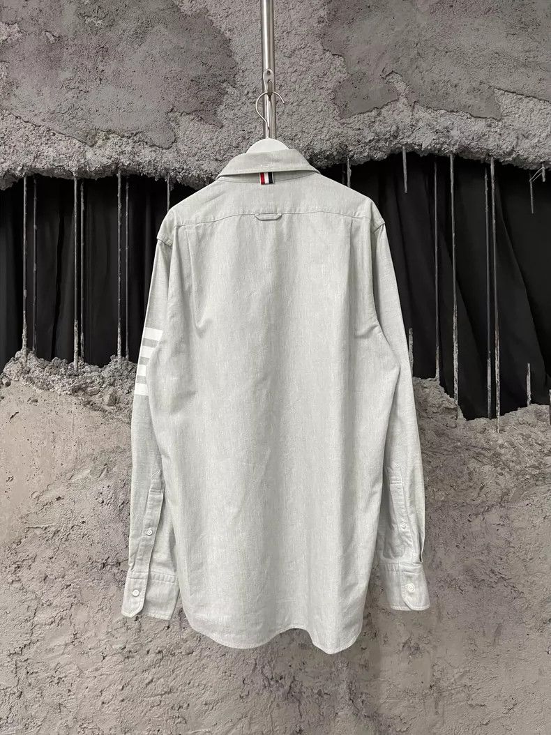 Thom Browne Thom Browne Long Sleeve Button-Up Shirt Size US M / EU 48-50 / 2 - 2 Thumbnail