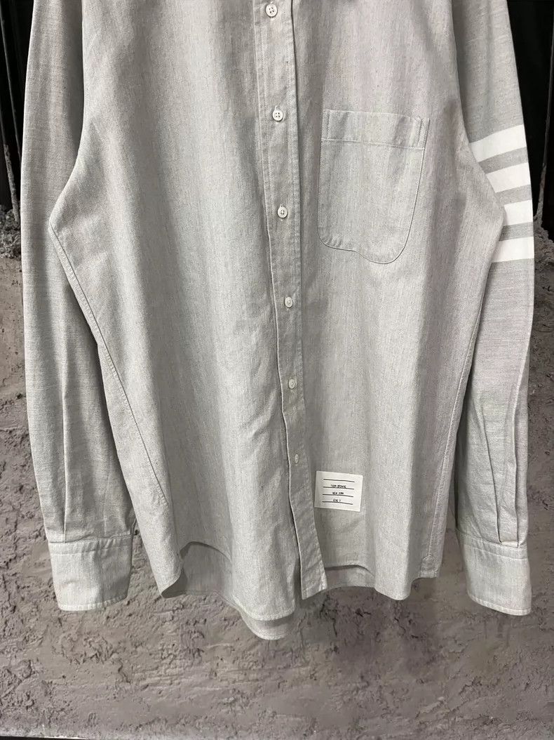 Thom Browne Thom Browne Long Sleeve Button-Up Shirt Size US M / EU 48-50 / 2 - 4 Thumbnail