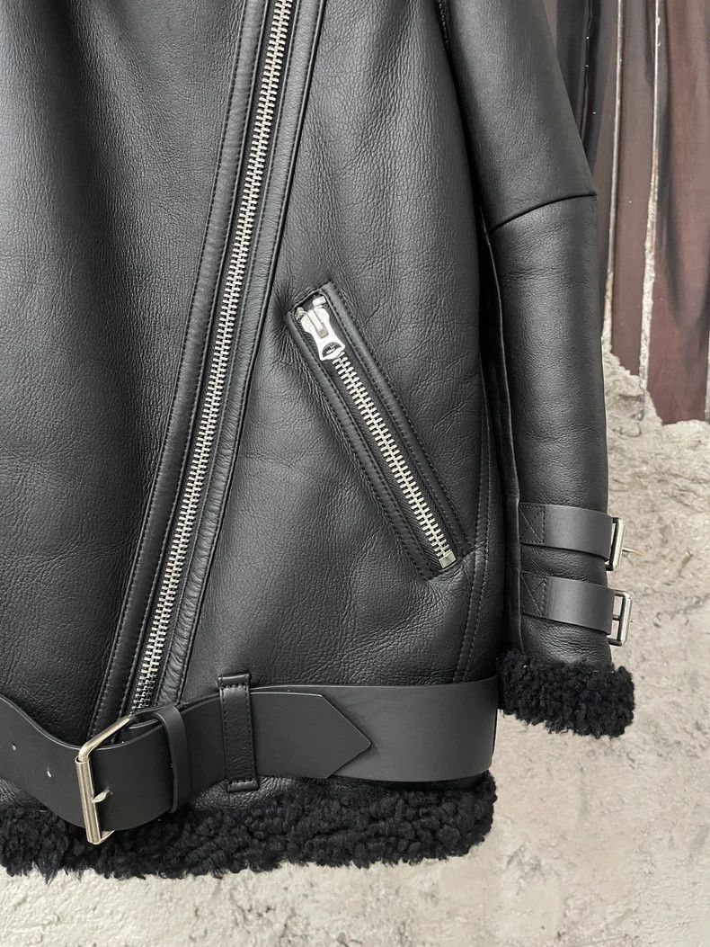 Acne Studios Acne Studios Shearling Leather Jacket Size US XXS / EU 40 - 5 Thumbnail