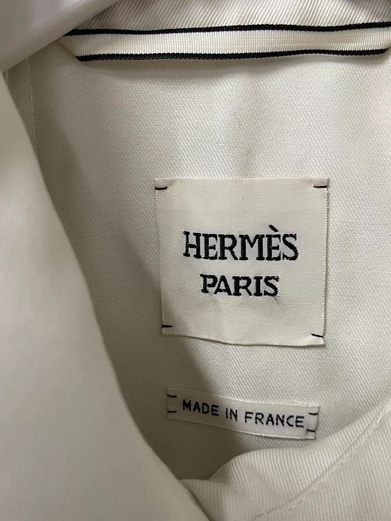 Hermes Hermes Long Coat with Pockets Size US XS / EU 42 / 0 - 5 Thumbnail