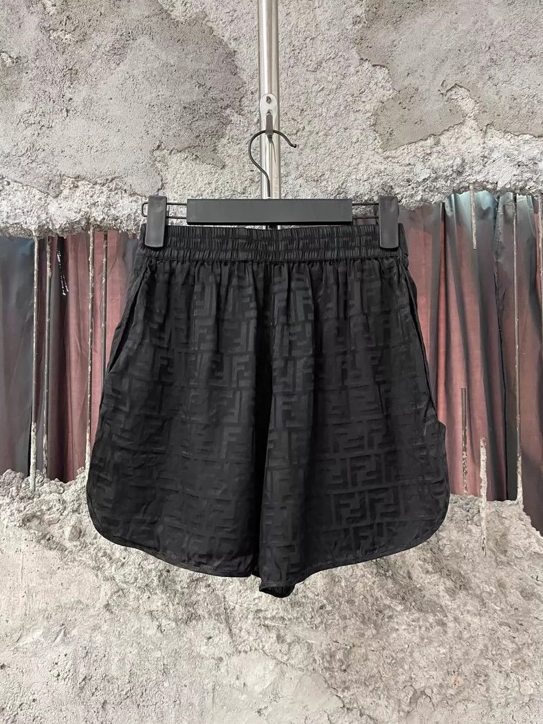 Fendi Fendi Monogram Black Shorts Size US 36 / EU 52 - 2 Thumbnail