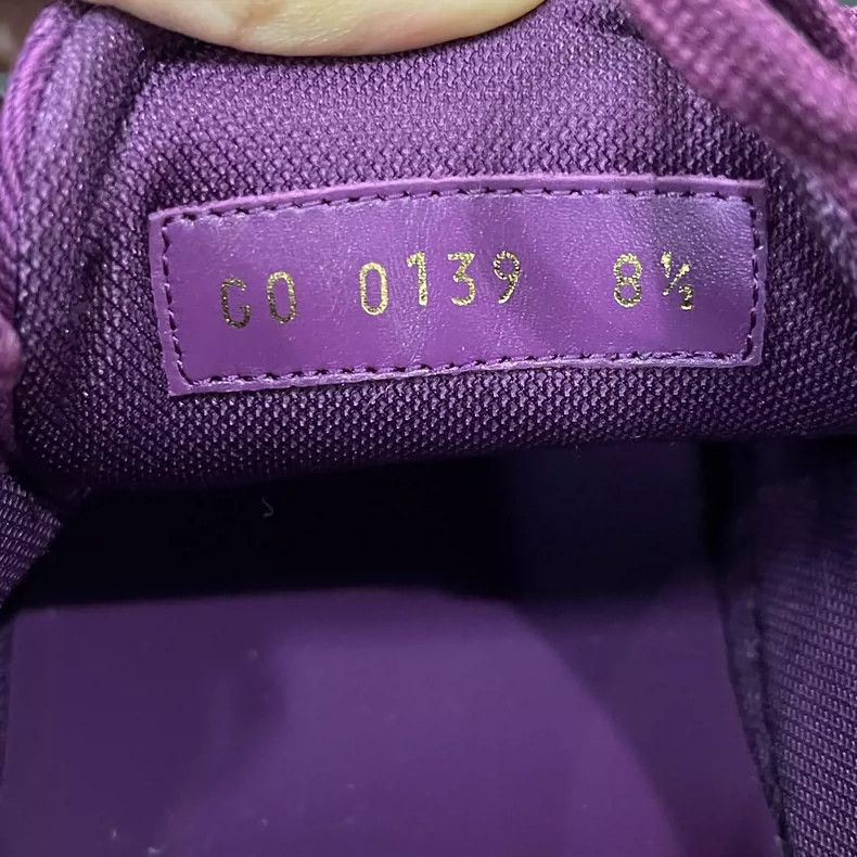 Louis Vuitton Louis Vuitton Purple Denim Sneakers Size 8.5 Size US 8.5 / EU 41-42 - 8 Thumbnail