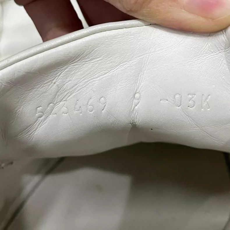 Gucci Gucci White Sneakers with Red Accent Size US 9 / EU 42 - 8 Thumbnail