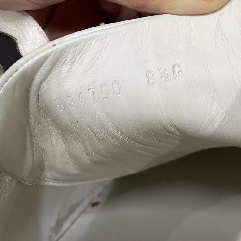 Gucci Gucci White Sneakers with Green Accents Size US 8.5 / EU 41-42 - 8 Thumbnail