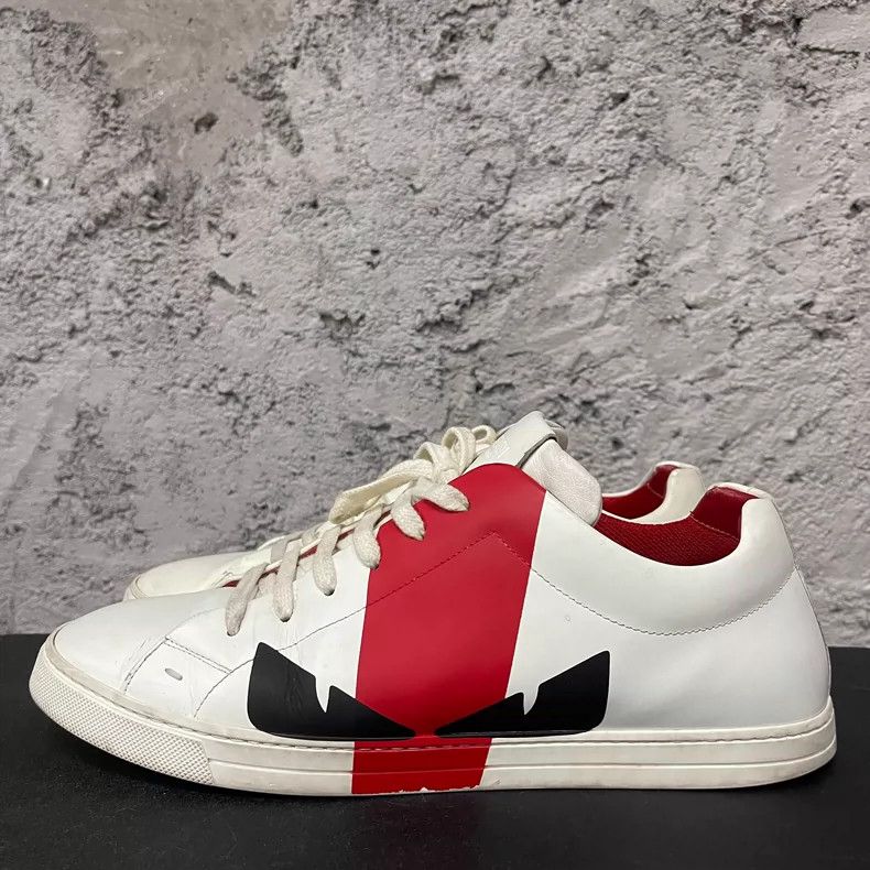 Fendi Fendi Sneakers with Red and Black Design Size US 9 / EU 42 - 2 Thumbnail