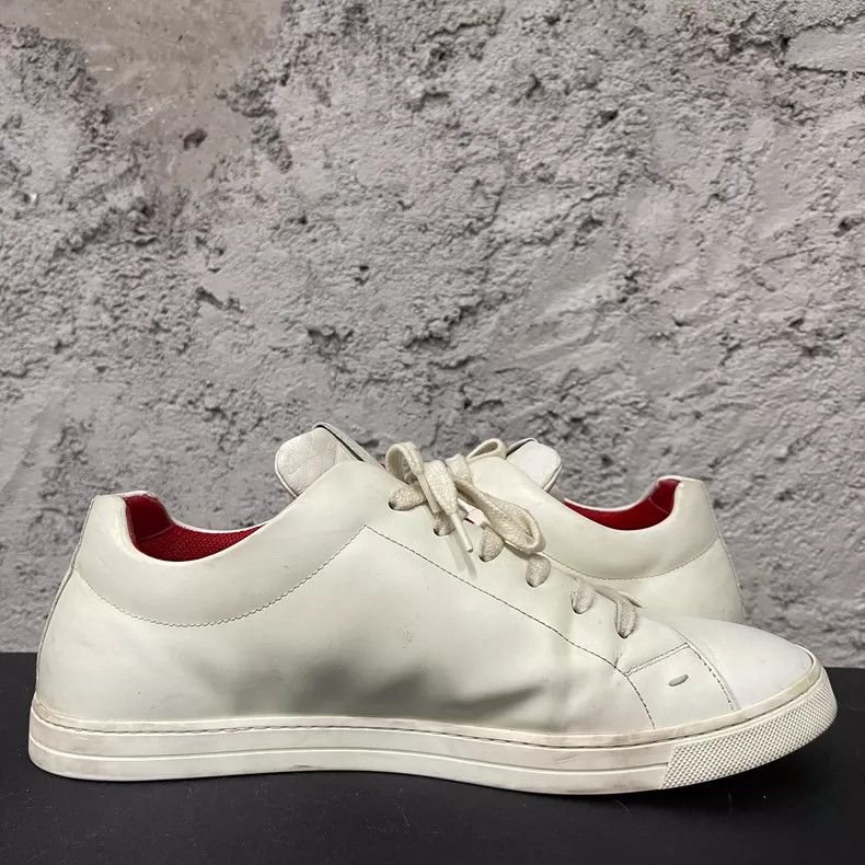 Fendi Fendi Sneakers with Red and Black Design Size US 9 / EU 42 - 4 Thumbnail