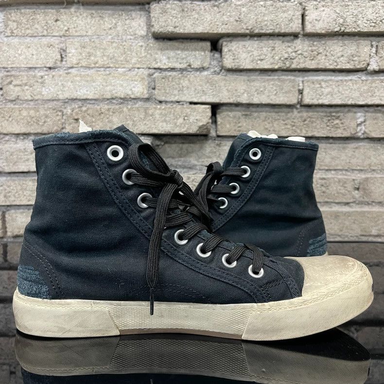 Balenciaga Balenciaga High-Top Canvas Sneakers Size 40 Size US 7.5 / EU 40-41 - 4 Thumbnail