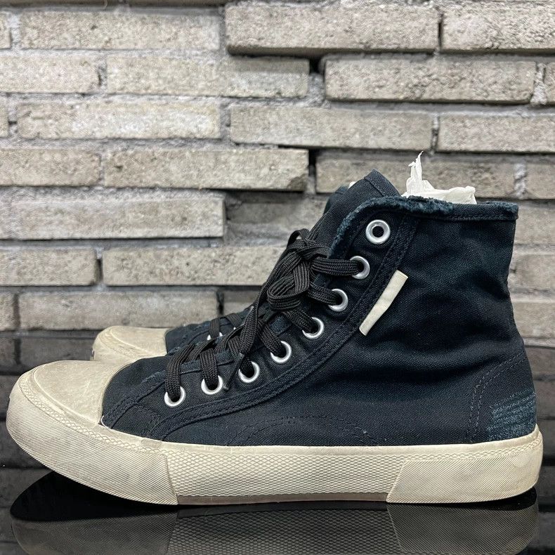 Balenciaga Balenciaga High-Top Canvas Sneakers Size 40 Size US 7.5 / EU 40-41 - 2 Thumbnail