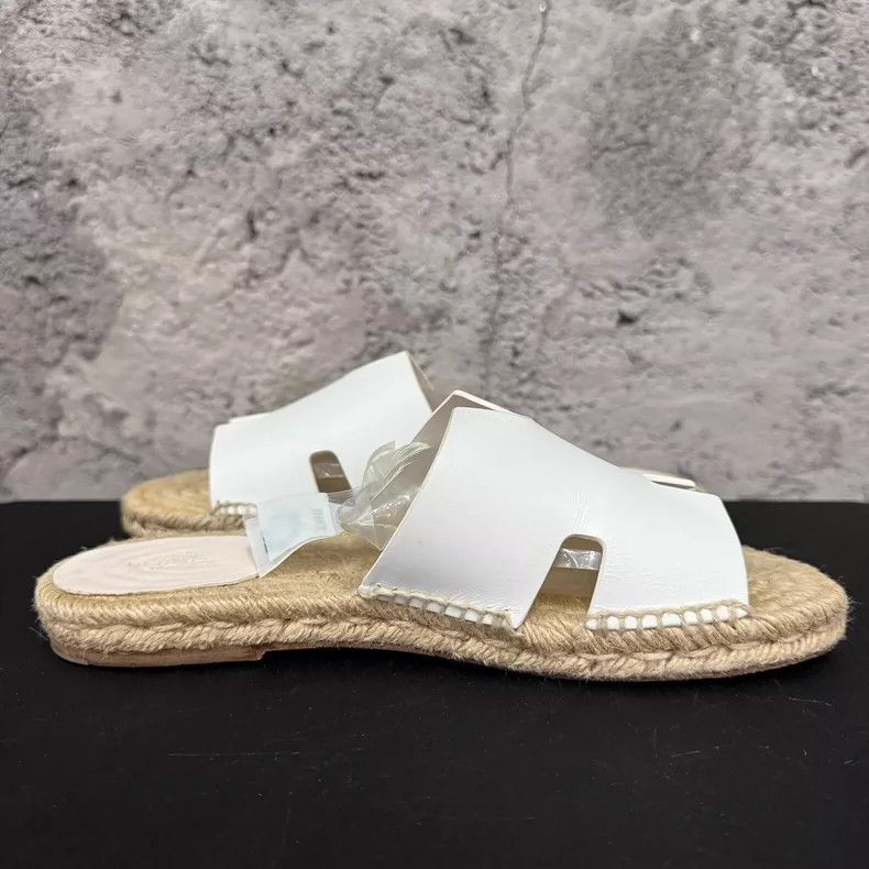 Hermes Hermes White Slide Sandals Size 41 Size US 10 / EU 43 - 4 Thumbnail
