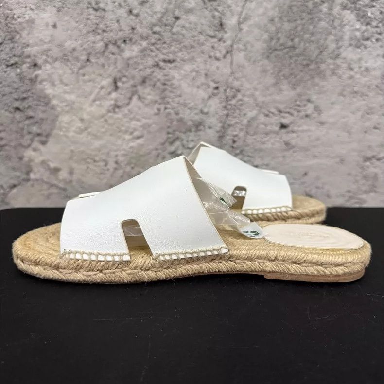 Hermes Hermes White Slide Sandals Size 41 Size US 10 / EU 43 - 5 Thumbnail