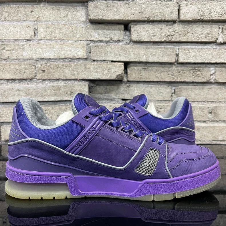 Louis Vuitton Louis Vuitton Purple Lobster Sneakers Size 7.5 Size US 7.5 / EU 40-41 - 4 Thumbnail