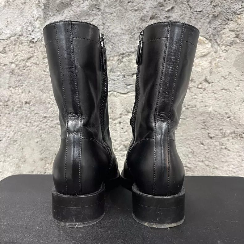 Chanel Chanel Black Leather Boots Size 39 Size US 8.5 / EU 41-42 - 3 Thumbnail