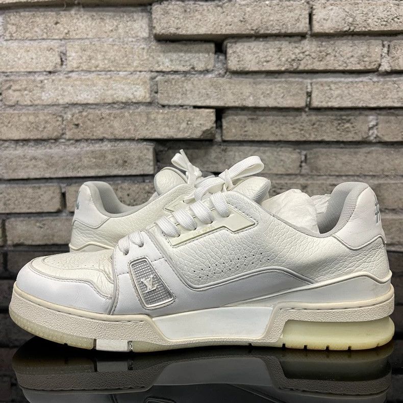 Louis Vuitton Louis Vuitton White Cement Sneakers Size 7 Size US 7 / EU 40 - 5 Thumbnail