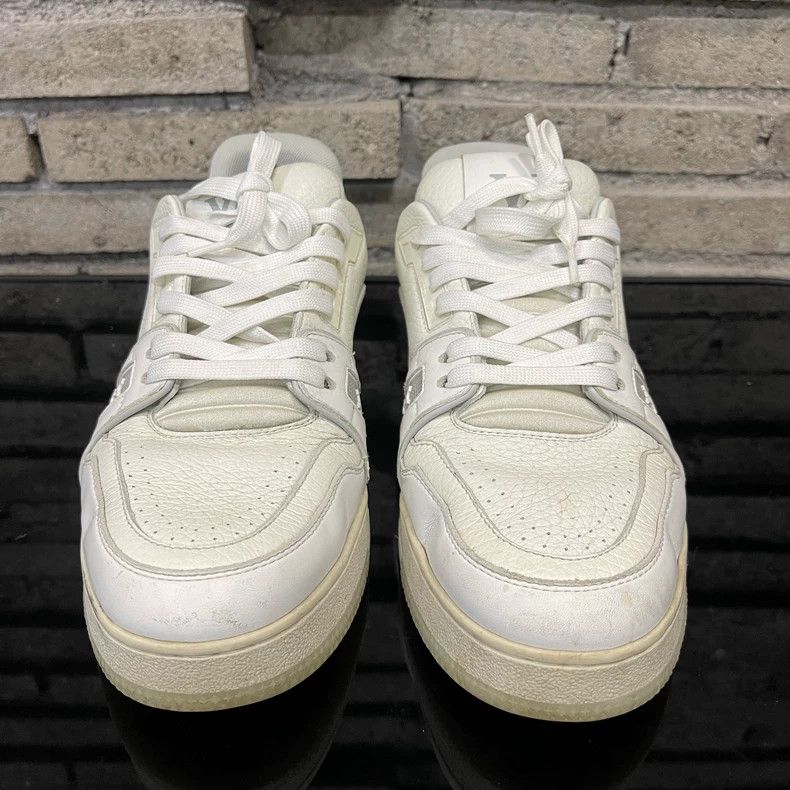 Louis Vuitton Louis Vuitton White Cement Sneakers Size 7 Size US 7 / EU 40 - 6 Thumbnail
