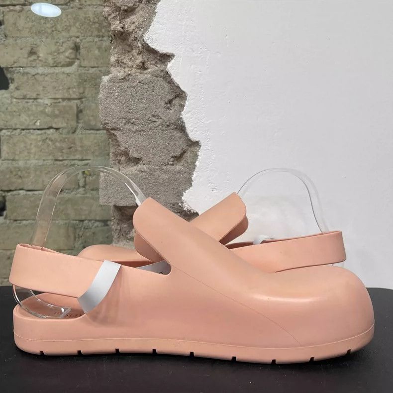 Bottega Veneta Bottega Veneta Pink Slide Sandals Size 42 Size US 9 / EU 42 - 4 Thumbnail