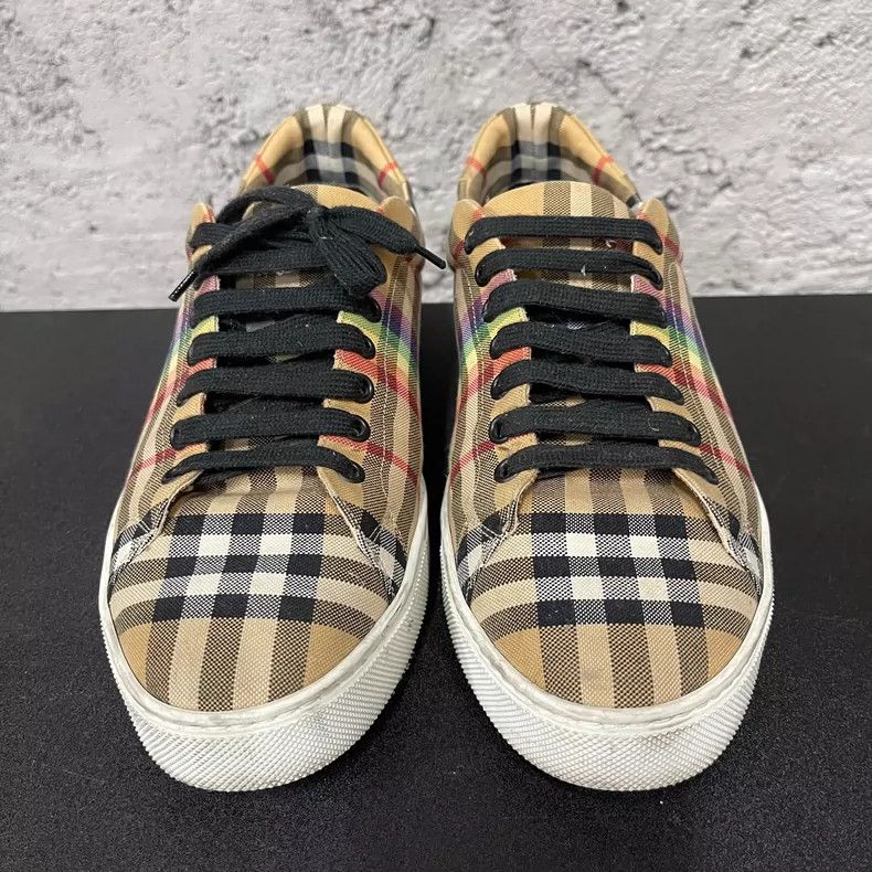 Burberry Burberry Rainbow Checkboard Sneakers Size 42 Size US 9 / EU 42 - 6 Thumbnail