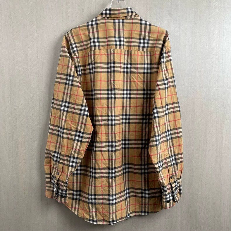 Burberry Burberry Classic Check Long Sleeve Shirt Size US L / EU 52-54 / 3 - 2 Thumbnail