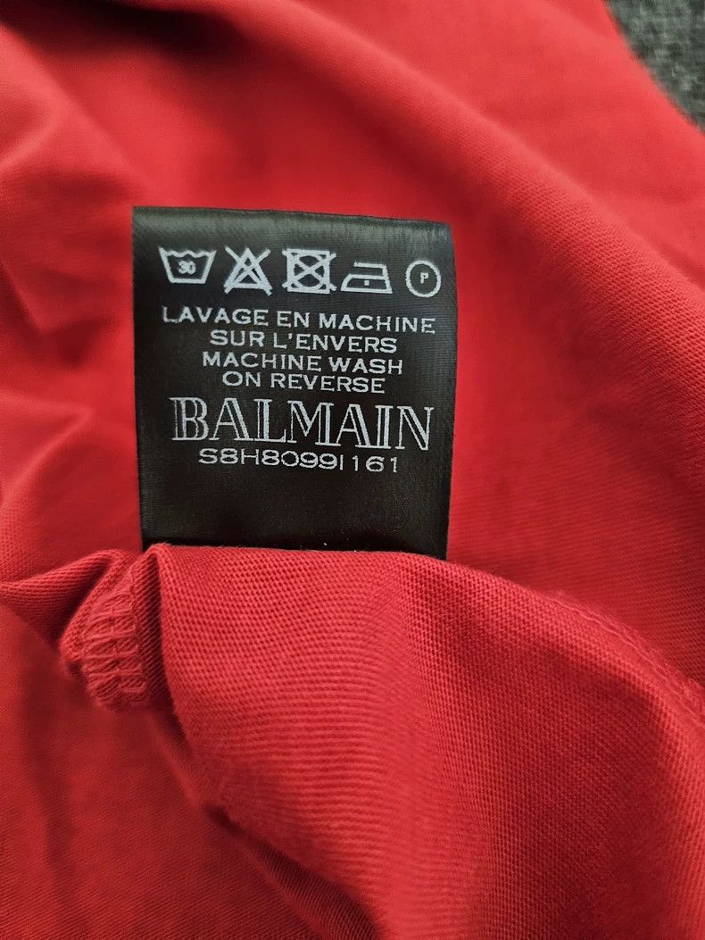 Balmain Balmain Long Sleeve Hooded T-Shirt Size US S / EU 44-46 / 1 - 6 Thumbnail