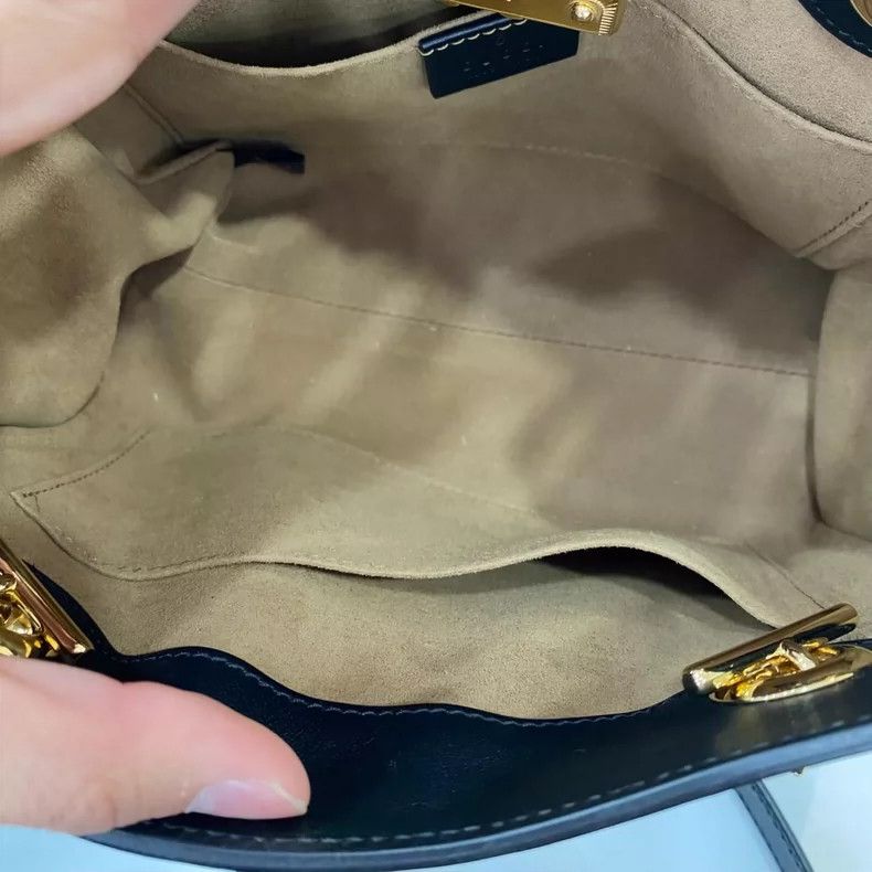 Gucci Gucci Padlock Series Beige/Black Bag Size ONE SIZE - 8 Thumbnail
