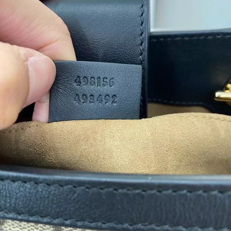 Gucci Gucci Padlock Series Beige/Black Bag Size ONE SIZE - 9 Thumbnail