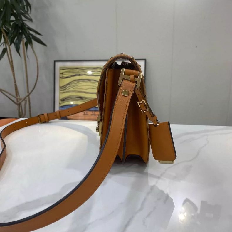 MCM MCM Patricia Cognac Color Saddle Bag Size ONE SIZE - 4 Thumbnail