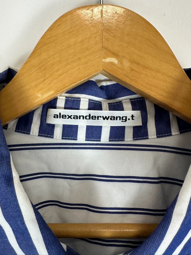 Alexander Wang Striped Long Sleeve Shirt by Alexander Wang Size US L / EU 52-54 / 3 - 3 Thumbnail
