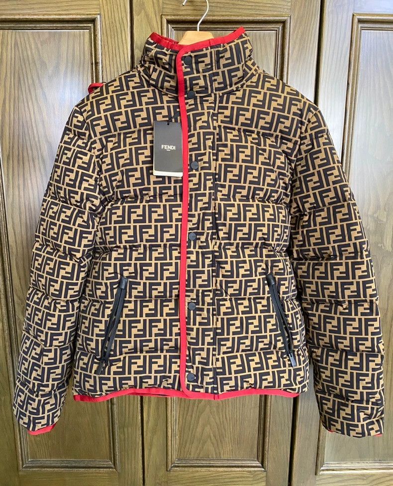 Fendi Fendi Men's FF Logo Puffer Jacket Size 50-yf Size US L / EU 52-54 / 3 - 2 Thumbnail