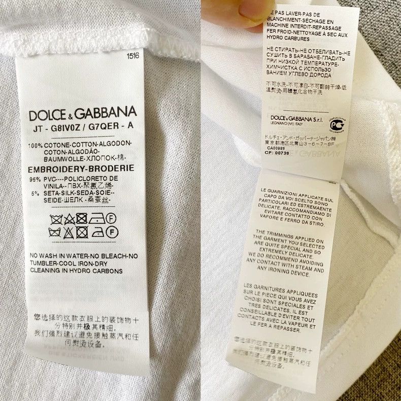 Dolce & Gabbana Dolce & Gabbana Men's Sequin T-Shirt-yf Size US M / EU 48-50 / 2 - 7 Thumbnail