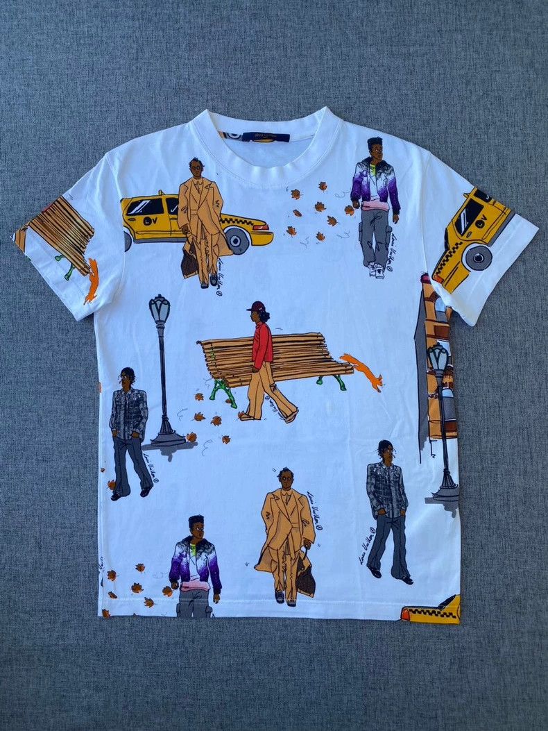 Louis Vuitton LV People Pattern Short Sleeve Shirt-yf Size US XS / EU 42 / 0 - 2 Thumbnail