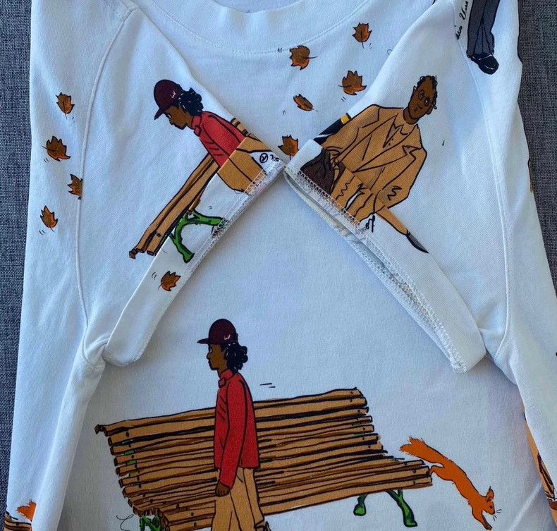 Louis Vuitton LV Short Sleeve T-shirt with Pattern-yf Size US XXS / EU 40 - 5 Thumbnail